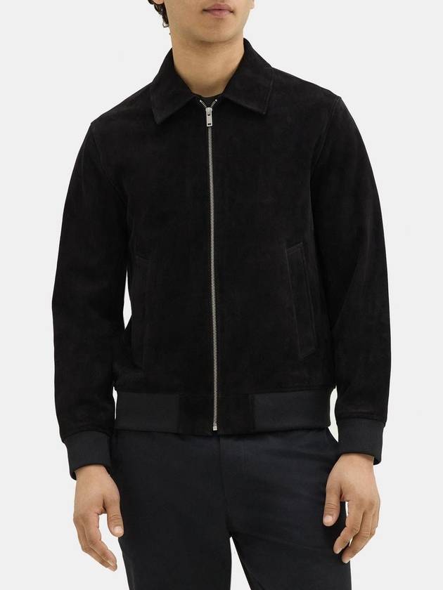 스웨이드 소재의 지퍼 재킷 Zip Jacket in Suede