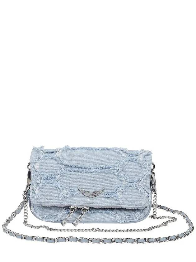 Zadig & Voltaire 미니 록 로고 플라크 크로스바디 백 LWBA03892416_BREEZE