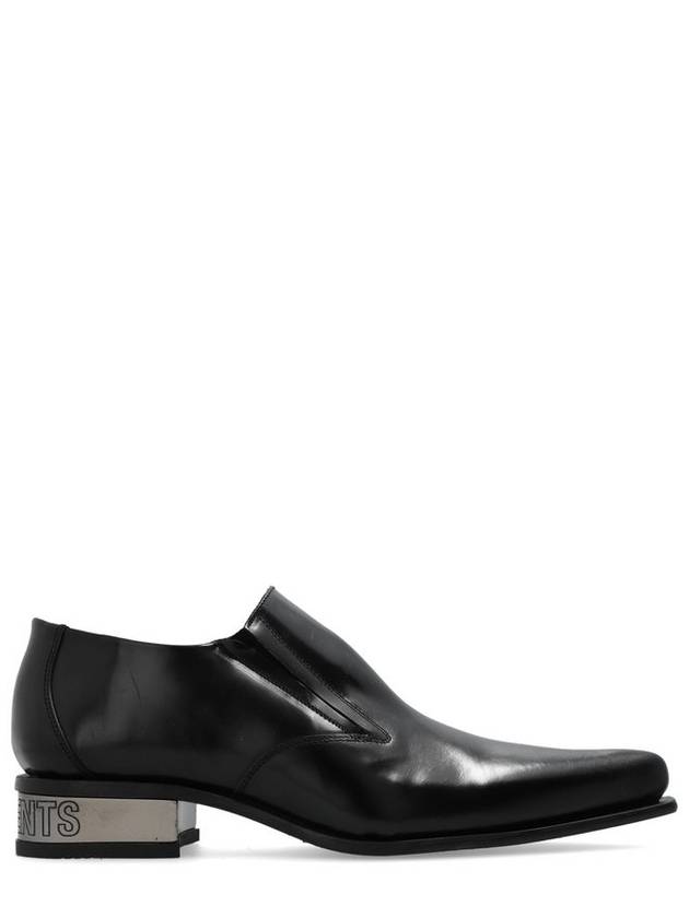 베트멍 X 뉴 락 포인티드 토 플랫 슈즈