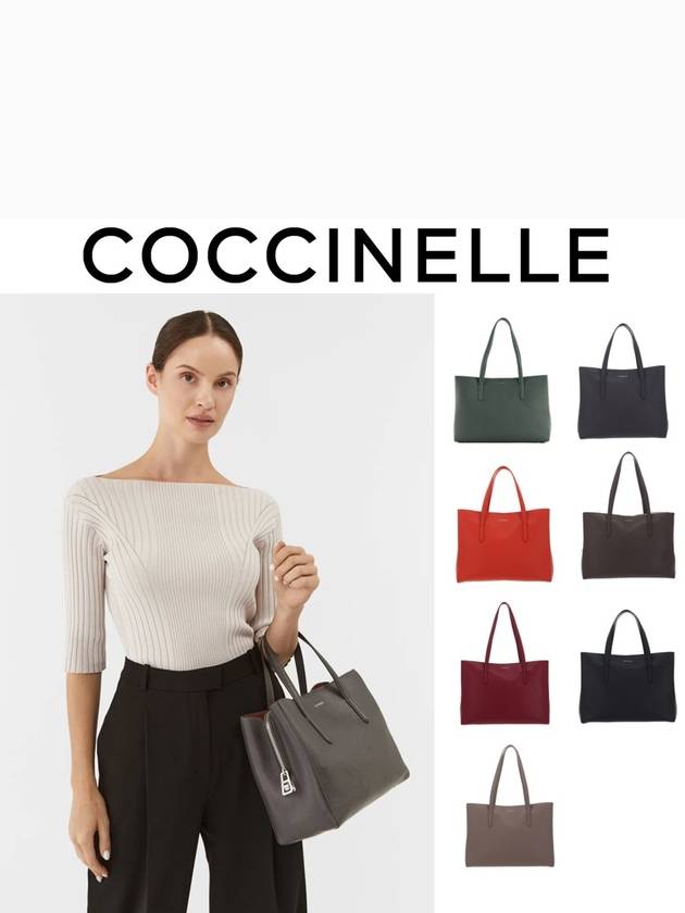 코치넬리 가방 스왑 그레인 가죽 쇼퍼 핸드백 E1 P8F 11 01 01