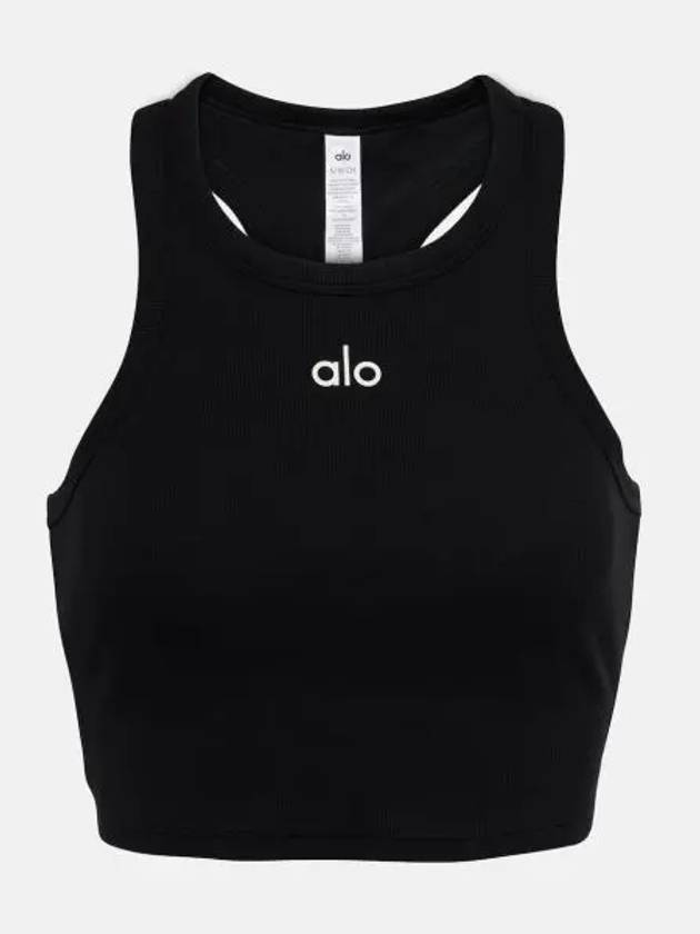 Alo Yoga Aspire 크롭 코튼 블렌드 탱크탑 MM13809012
