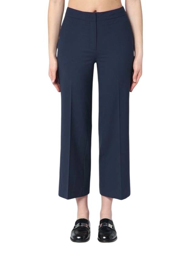 세미 꾸뛰르 아망딘 트럼펫 크롭 팬츠 네이비