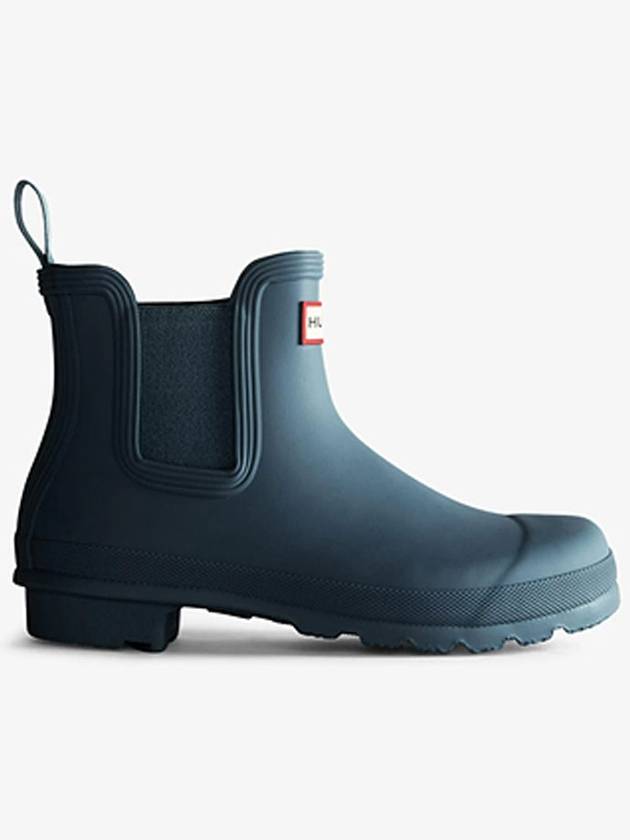 헌터 여성 오리지널 첼시 레인 부츠 블루