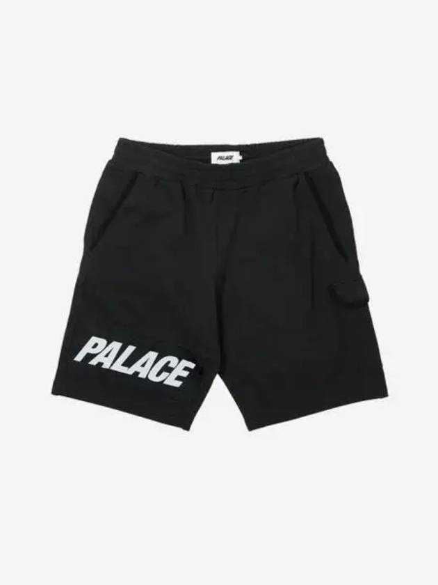 팔라스 자이언트 우븐 라벨 쇼츠 블랙 22SS Palace Giant Woven Label Shorts Black 22SS