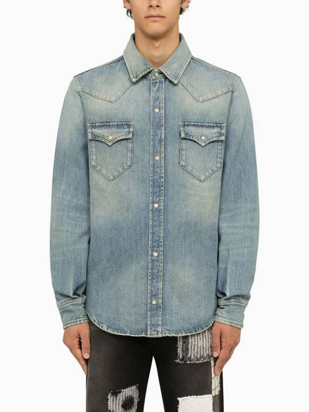 Blue Denim Shirt