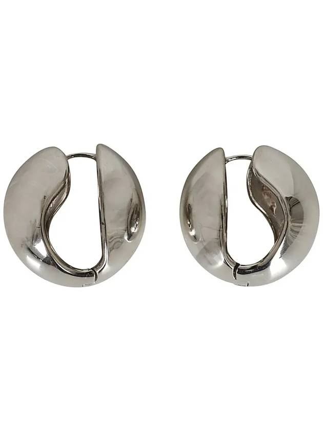 Coperni 청키 커브 엣지 허기후프 이어링 COPBI04725_SILVER