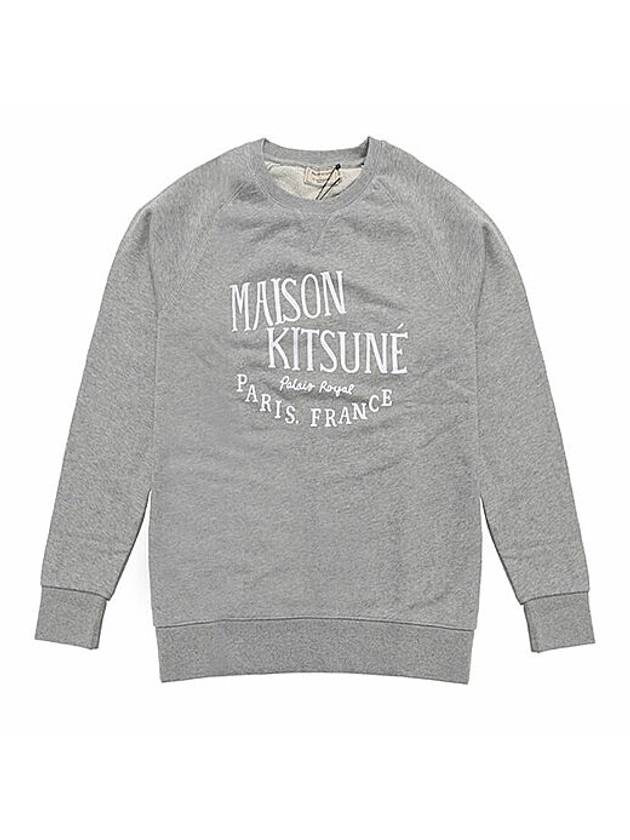 메종키츠네 팔레 로얄 클래식 코튼 맨투맨 그레이 멜란지