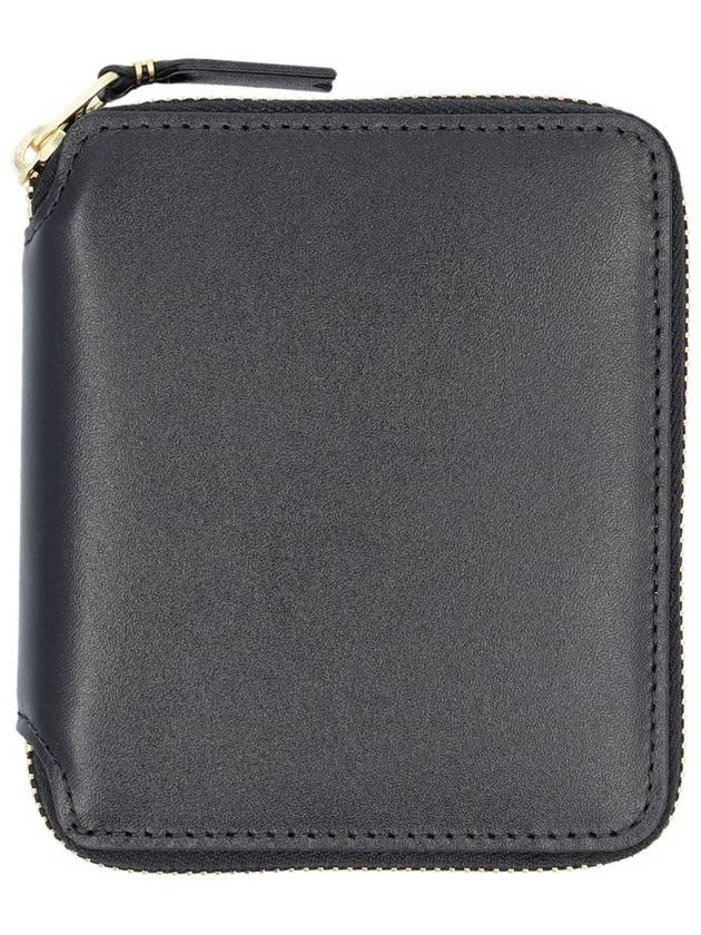 Comme des Garcons 지갑 로고 프린트 지퍼 지갑