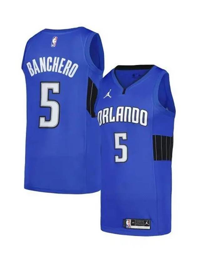 나이키 조던 맨즈 Paolo Banchero 로얄 올랜도 매직 스윙맨 플레이어 저지 스테이트먼트 에디션 로얄 8286684