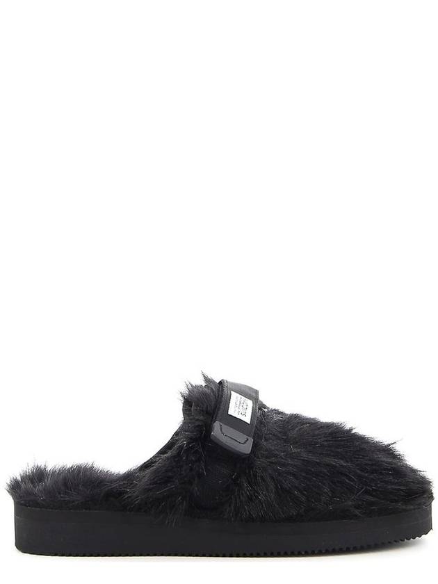 Suicoke Zavo Zeu 로고 패치 플랫 슬리퍼