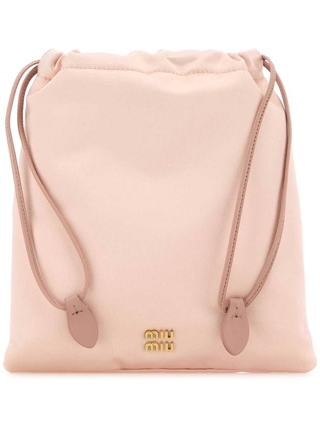 25SS 미우미우 Powder 핑크 satin 파우치 5NG010049 F0615