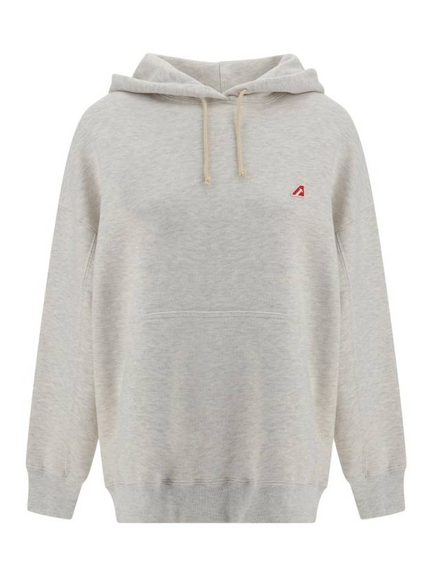 Autry Ease 로고 자수 드로스트링 후디