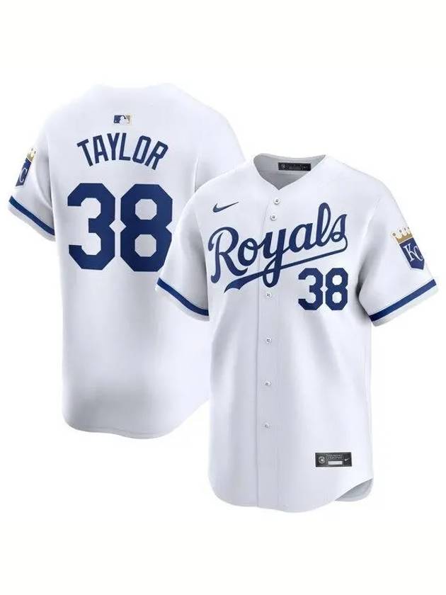 1100525 나이키 MLB Josh Taylor 캔자스시티 로열스 홈 플레이어 저지 화이트