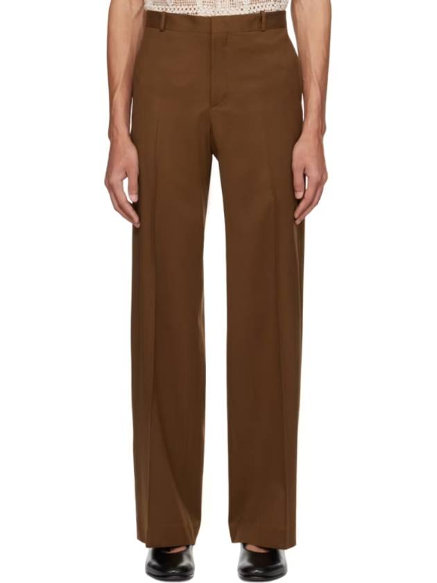 Brown Otto Trousers 241756M191001