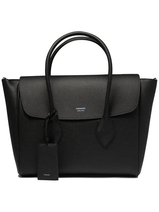 페라가모 이스트 웨스트 탑 핸들 백 0775164_None
