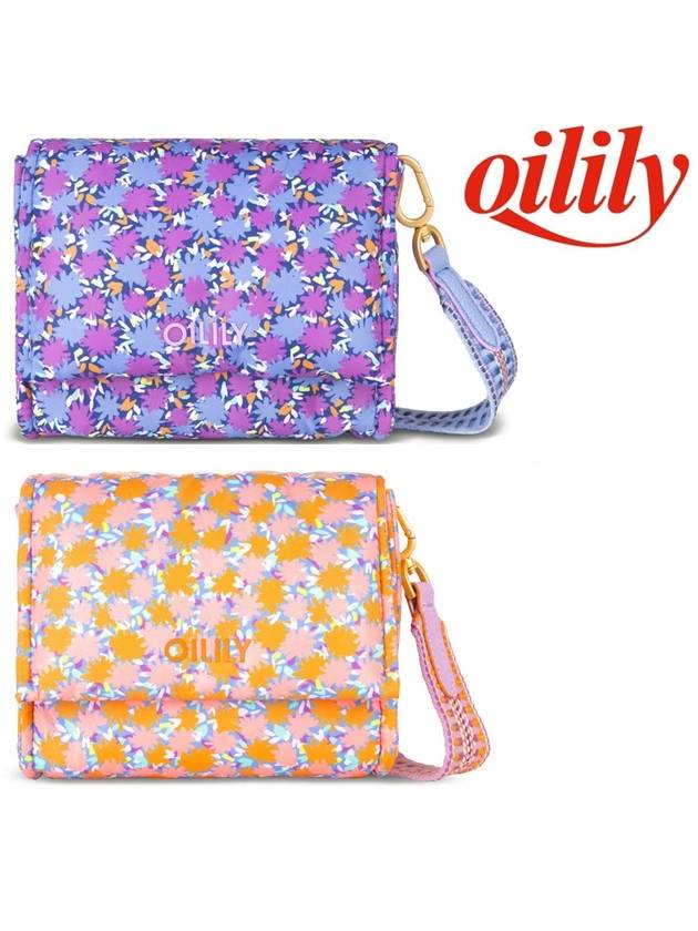 오일릴리 가방 포이 플라워 패턴 크로스백 MEOIL1166
