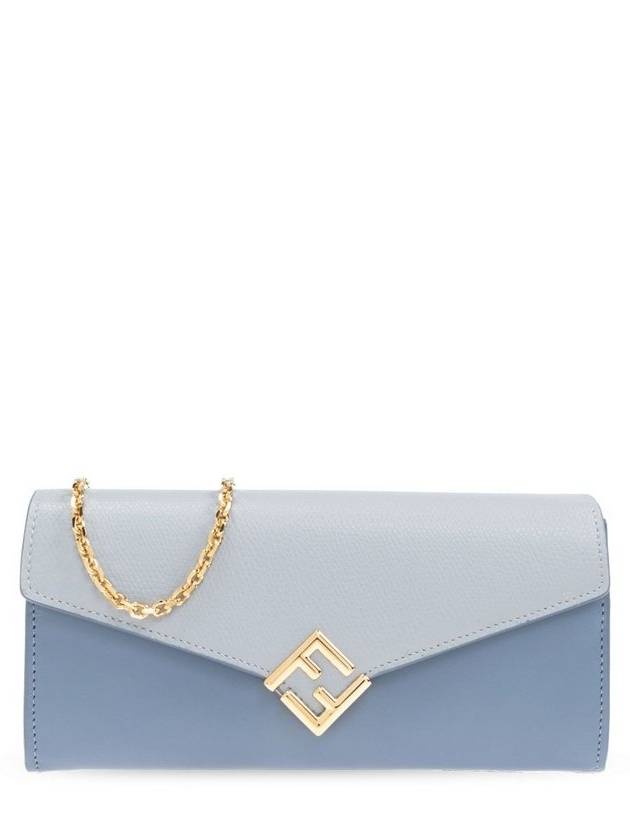 펜디 FF 다이아몬드 체인 연결 콘티넨탈 지갑