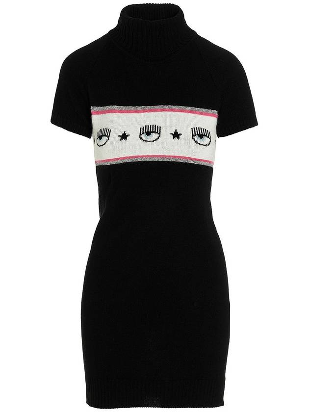 Chiara Ferragni Maxi Logomania dress