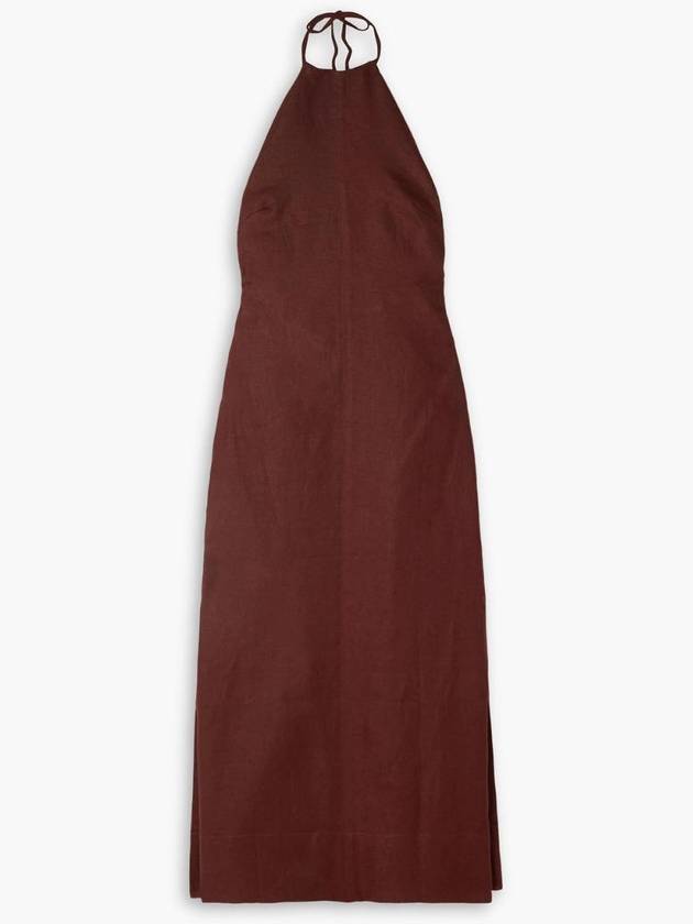 NB07 헤이트 여성 원피스 Antonia open back linen midi dress 1647597291758798