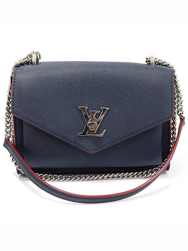 Louis Vuitton 루이비통 M53196 마린 루즈 카프스킨 마이락미 BB 은장 체인 숄더백