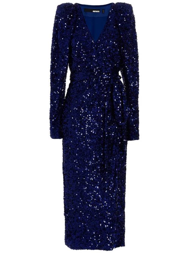 Rotate Birger Christensen - Sequin Maxi Dress Dresses