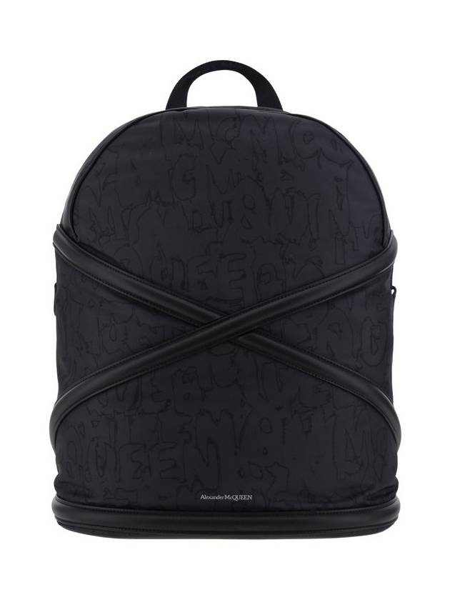 Alexander McQueen 로고 디테일 지퍼 백팩