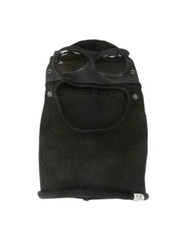 C.P. 컴퍼니 엑스트라 파인 메리노 울 고글 발라클라바 블랙 24FW C.P. Company Extra Fine Merino Wool Goggle Balaclava Black 24FW