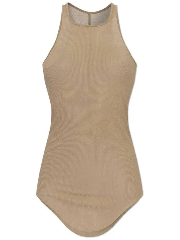 릭 오웬스 헐리우드 베이직 리브드 스쿠프넥 탱크탑 RP01E7101RC_64