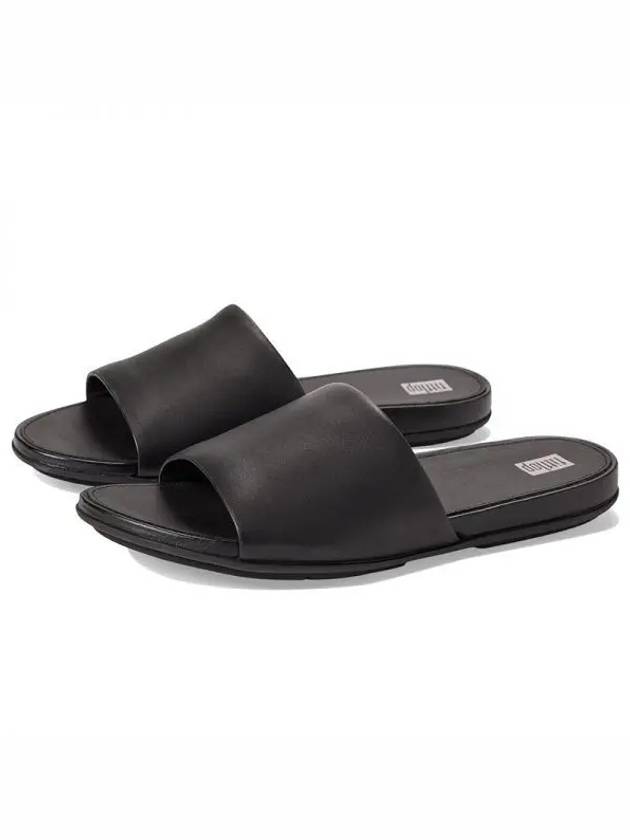4166857 FitFlop Gracie Leather Pool Slides