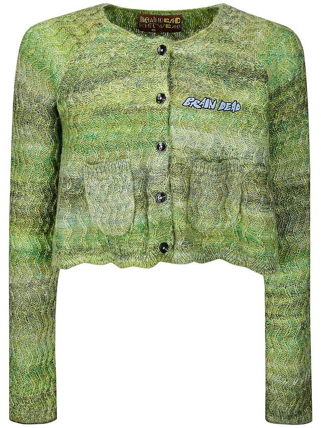 Brain Dead Isa Scalloped Cardigan