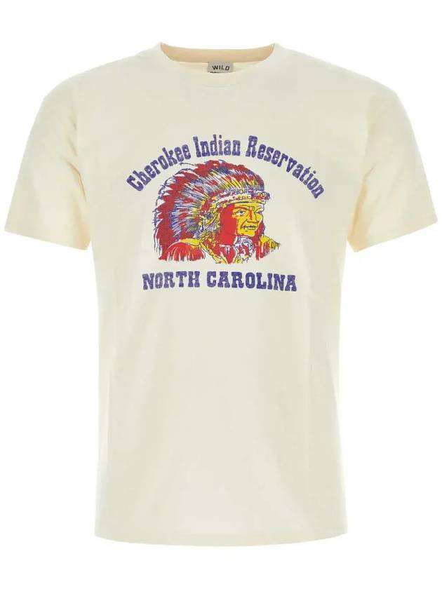 야생 당나귀 패턴 프린트 크루넥 티셔츠 TCHEROKEE_THE