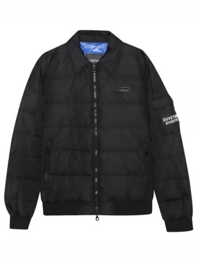 듀베티카 남성 보께또 로고 패딩 블랙