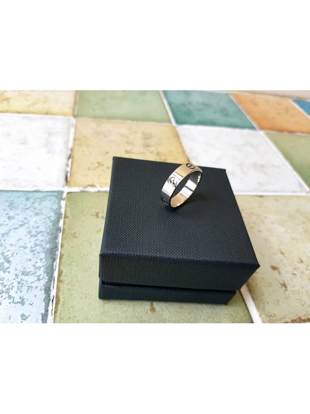 까르띠에 화이트골드 18K 러브링 러브 반지 58호 굵은링