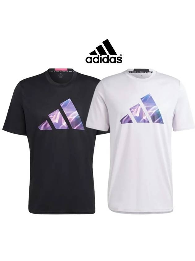 아디다스 디자이너 무비먼트 트레이닝 탑 반팔티셔츠 2컬러 베이직 트레이닝복 반팔