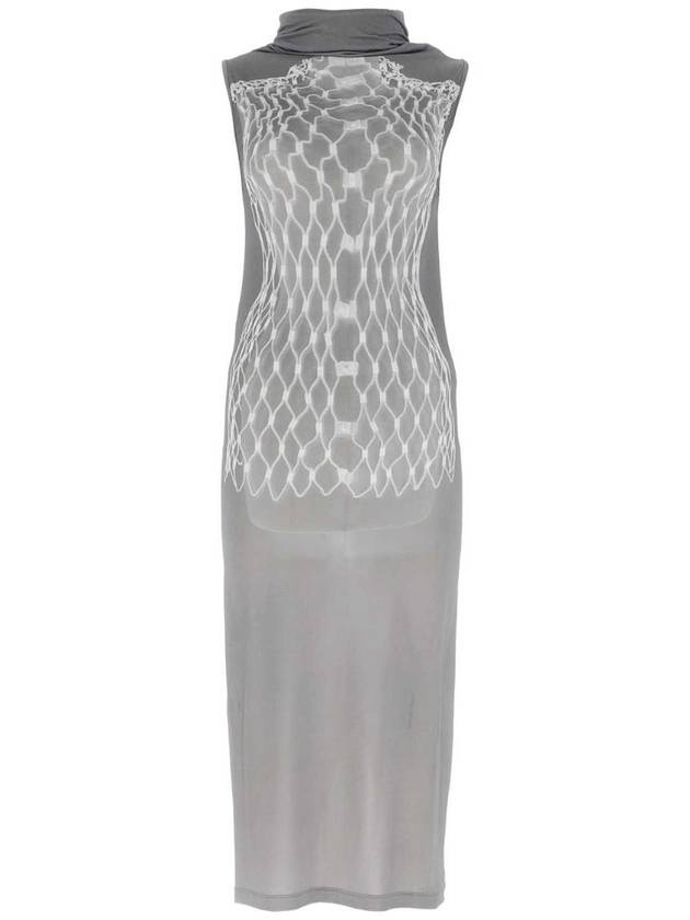 MM6 메종마르지엘라 GREY Grey jersey dress S52CT0760S24484 001S