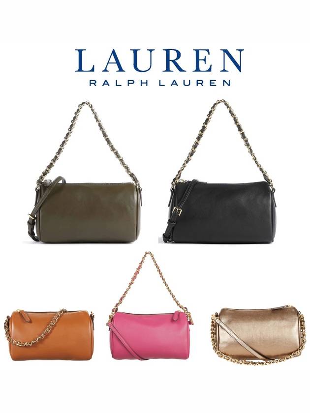 로렌랄프로렌 에멜리아 양가죽 숄더백 431908229