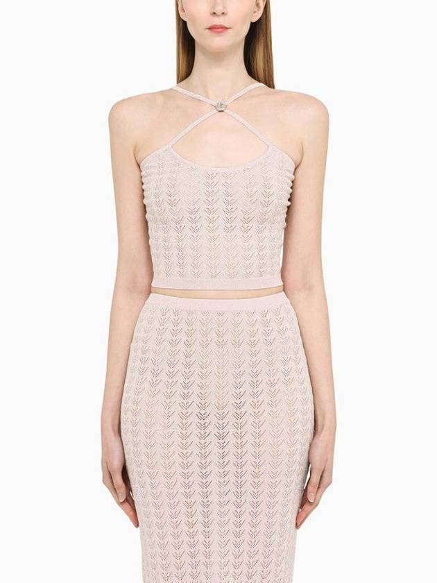 Pink Criss-Cross Top
