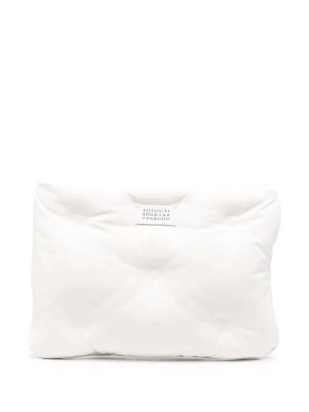 메종마르지엘라 메종 마르지엘라 퀼팅 로고 패치 클러치 S56WF0095P4300