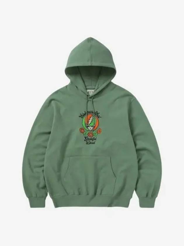 디스이즈네버댓 x 그레이트풀 데드 굿 OI' 댄싱 베어 후드 모스 Thisisneverthat x Grateful Dead Good Ol' Dancing Bears Hoodie Moss