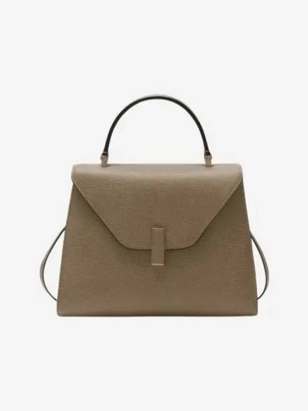 발렉스트라 이지데 탑 핸들 미디움 백 오이스터 브라운 Valextra Iside Top Handle Medium Bag Oyster Brown
