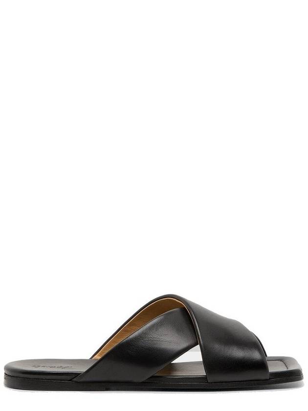 마르셀 스퀘어 토 슬립온 샌들
