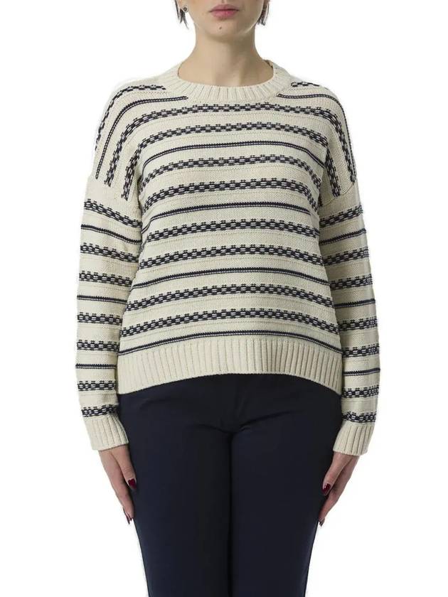 Weekend Max Mara 스트라이프 크루넥 스웨터 2425366151600_015