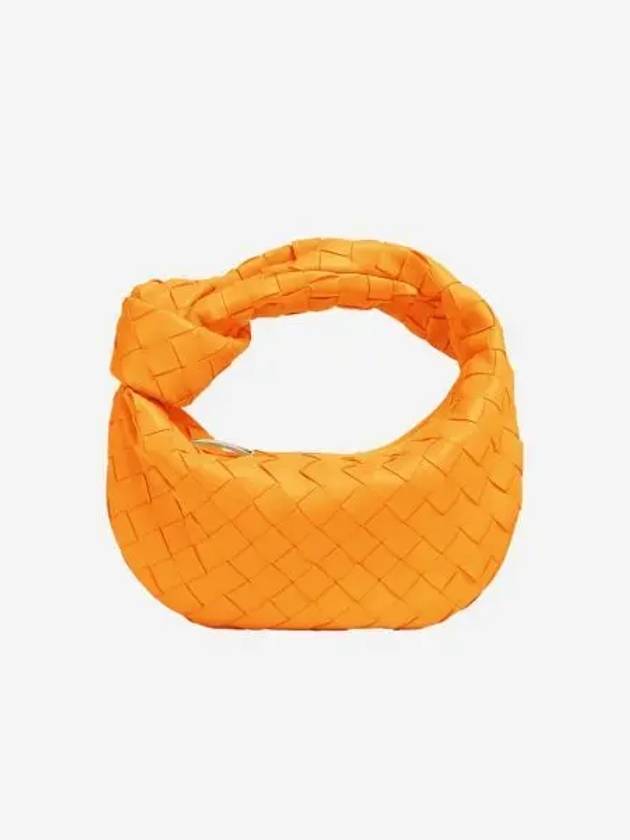 보테가 베네타 미니 레더 조디백 탠저린 Bottega Veneta Mini Leather Jodie Tangerine