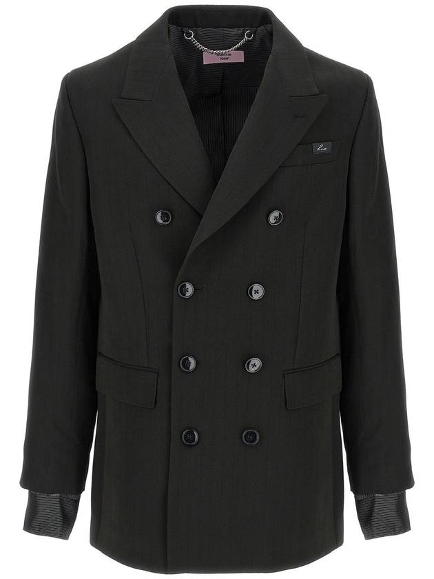 Martine Rose - Striped Double-Breasted Blazer