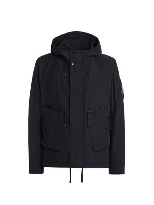 C.P. 컴퍼니 플랫 나일론 후드 자켓 블랙 23FW C.P. Company Flatt Nylon Hooded Jacket Black 23FW