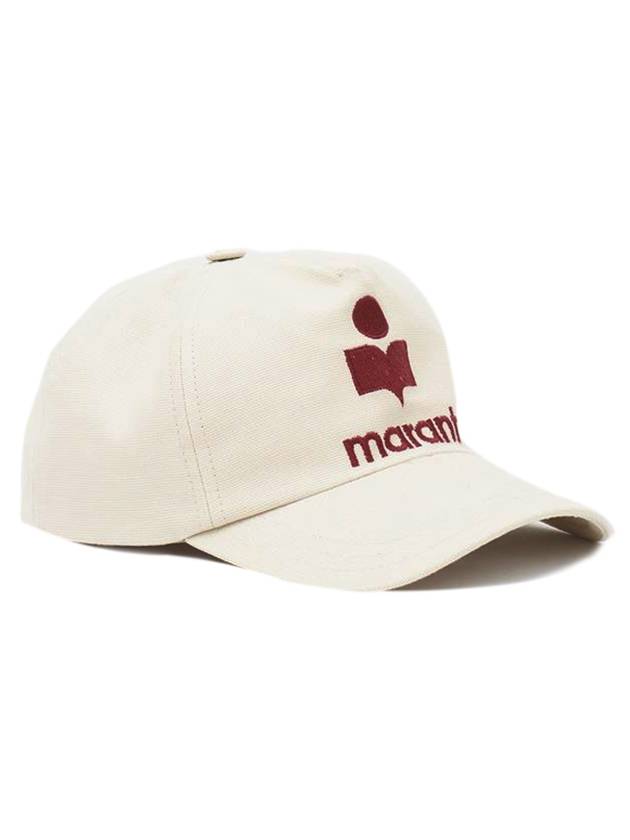 이자벨마랑 타이론 로고 볼캡 에크루