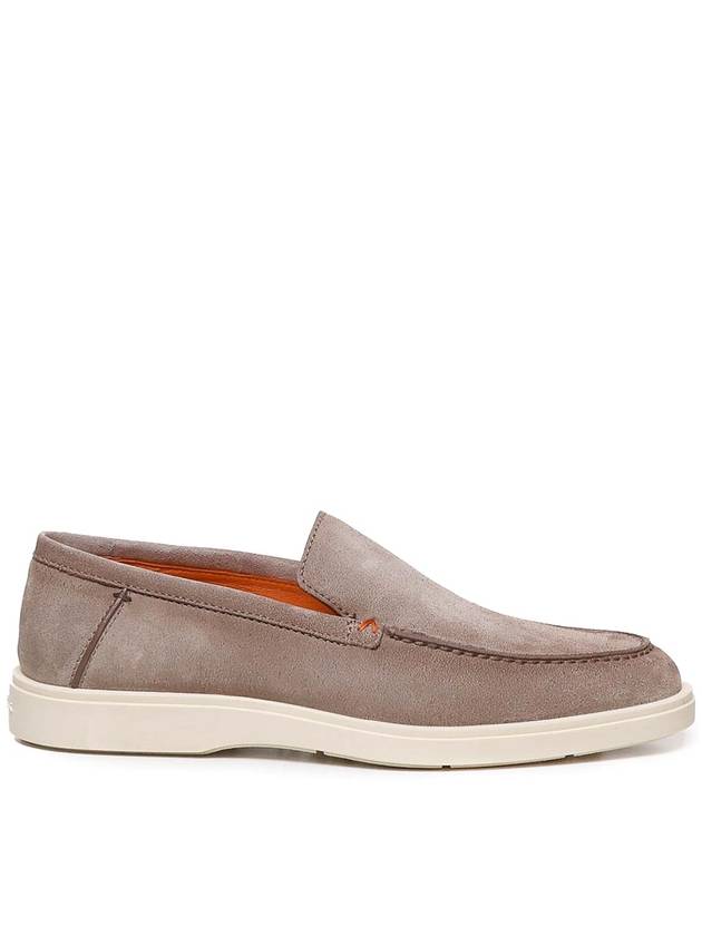 Santoni Loafers in taupe nabuk