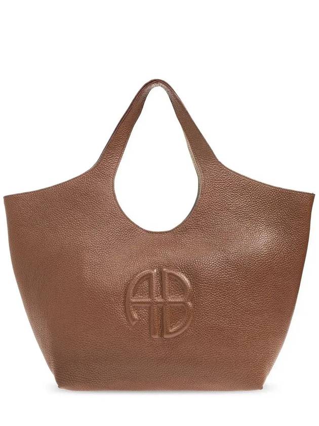 아니네 빙 미디엄 릴리 토트백 A1310760_COG10COGNACPEBBLED