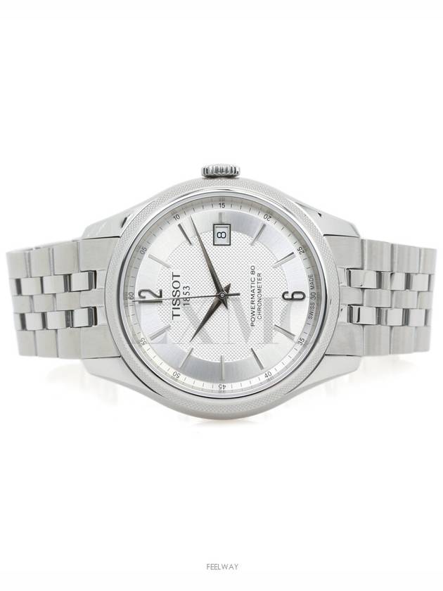 티쏘 발라드 파워매틱 80 화이트 스틸 워치 COSC T10840811