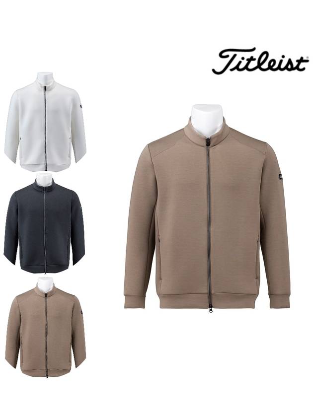 타이틀리스트 2024년 가을겨울상품 스트레치 풀집업 져지 재킷 남성용 TLPMJ341J